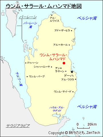 ウンム・サラール・ムハンマド地図