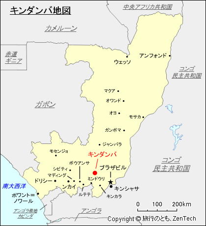 キンダンバ地図