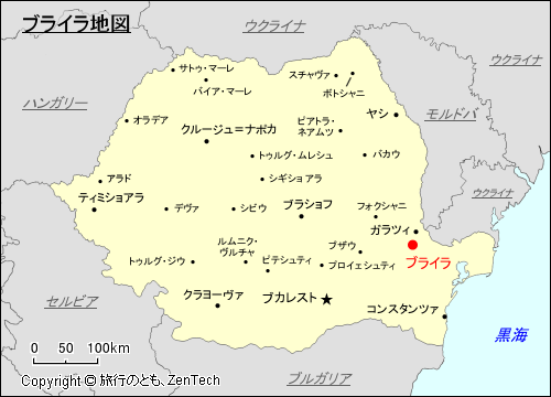 ブライラ地図