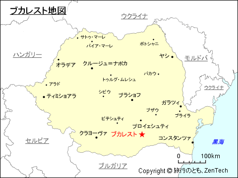 ブカレスト地図