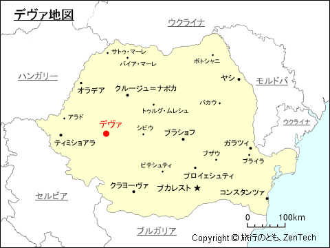 デヴァ地図