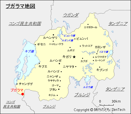 ブガラマ地図