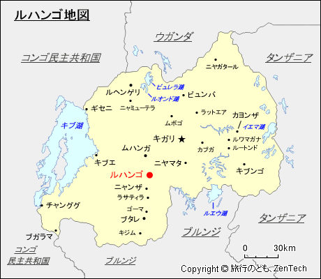 ルハンゴ地図