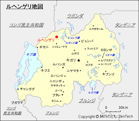 ルヘンゲリ地図