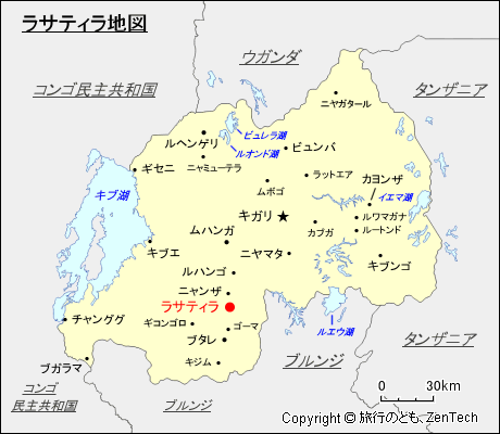 ラサティラ地図