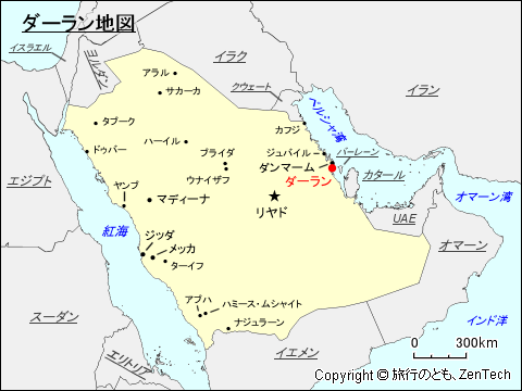 ダーラン地図