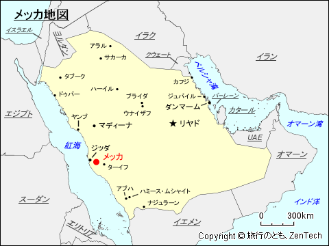 メッカ地図