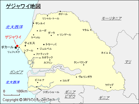 ゲジャワイ地図