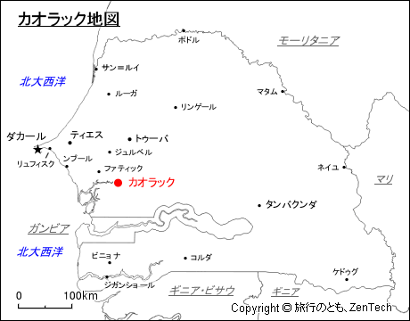 カオラック地図