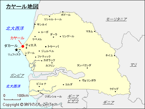 カヤール地図