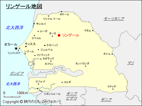 リンゲール地図