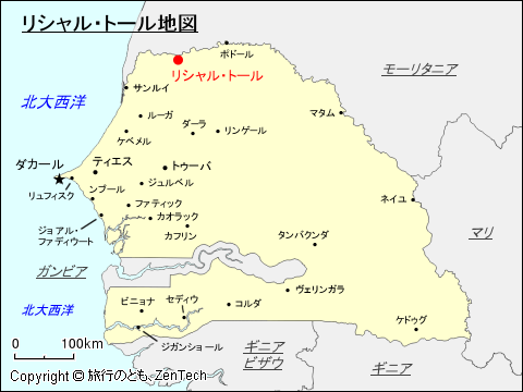 リシャル・トール地図