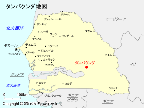 タンバクンダ地図