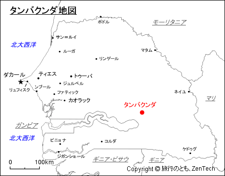 タンバクンダ地図