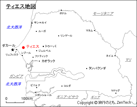 ティエス地図