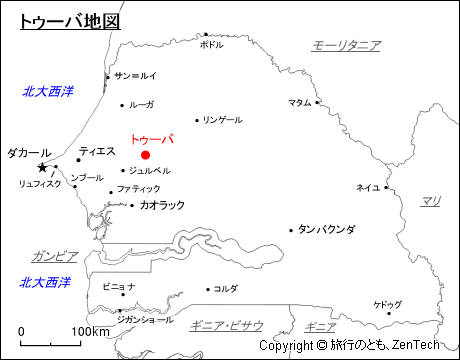 トゥーバ地図