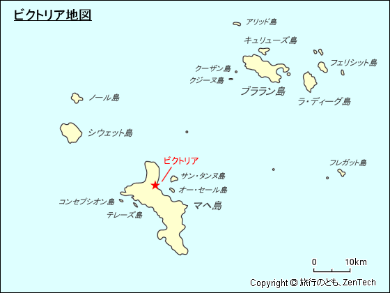 ビクトリア地図