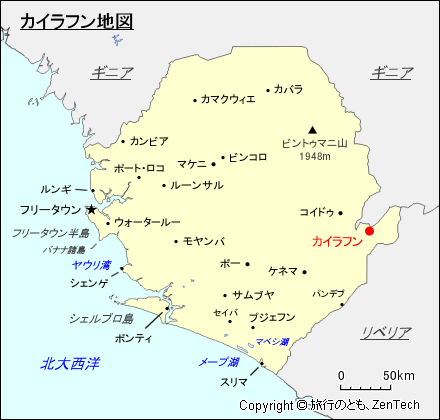 カイラフン地図