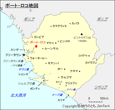 ポート・ロコ地図