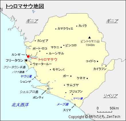 トゥロマサウ地図