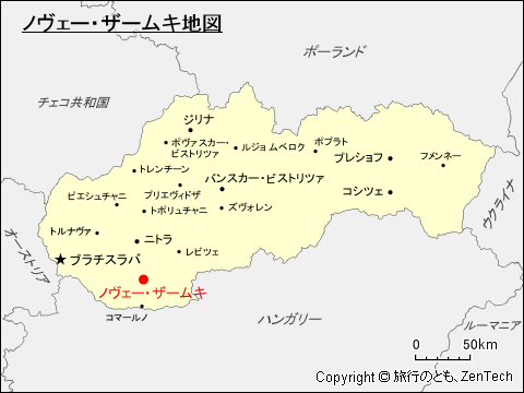 ノヴェー・ザームキ地図