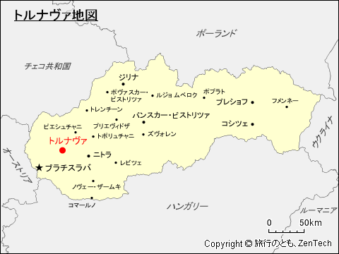 トルナヴァ地図