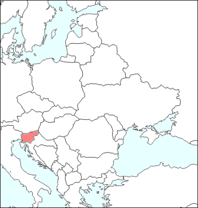 東ヨーロッパにおけるスロバキアの位置