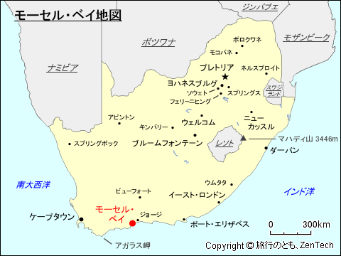 モーセル・ベイ地図