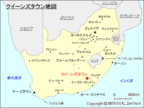 クイーンズタウン地図