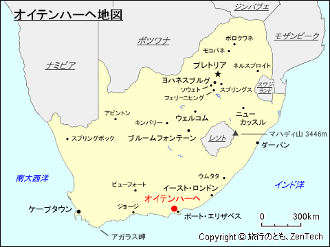 オイテンハーヘ地図