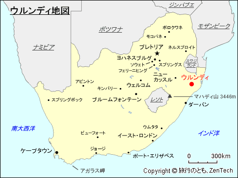 ウルンディ地図