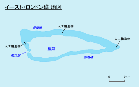 イースト・ロンドン礁地図
