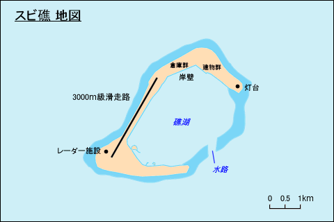 スビ礁地図