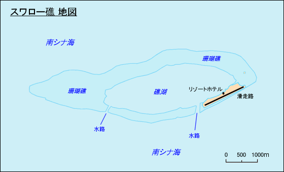 スワロー礁地図