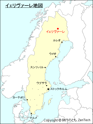 イェリヴァーレ地図