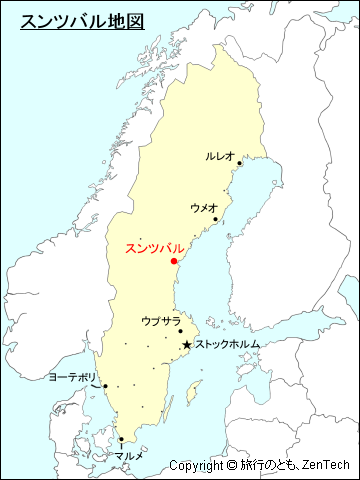 スンツヴァル地図