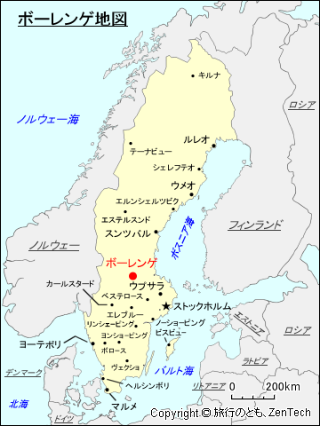 ボーレンゲ地図