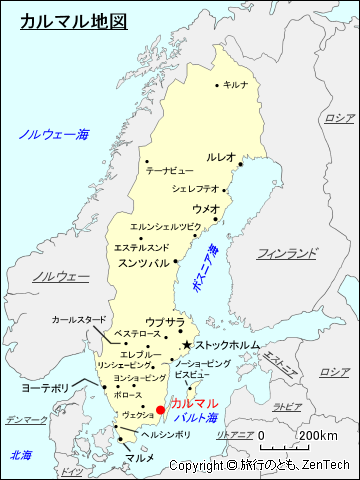 カルマル地図