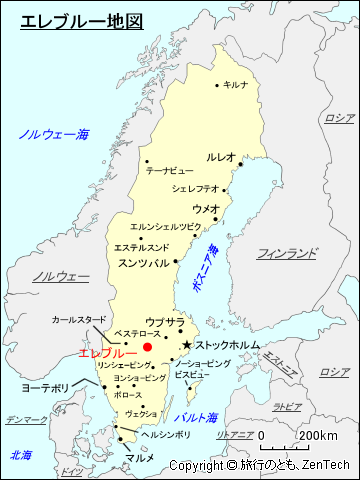 エレブルー地図