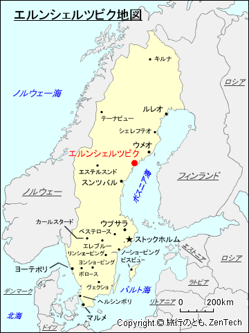 エルンシェルツビク地図