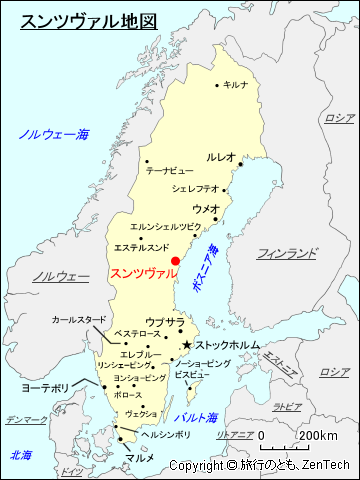 スンツヴァル地図