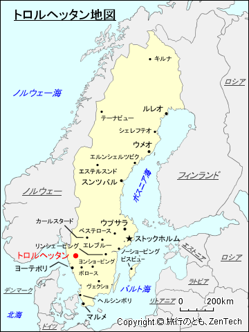 トロルヘッタン地図