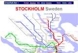 ストックホルム地下鉄路線図