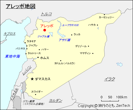 アレッポ地図