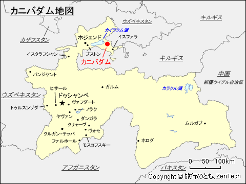 カニバダム地図