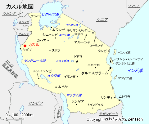 カスル地図