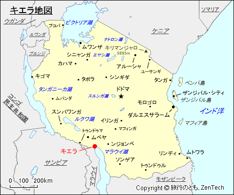 キエラ地図