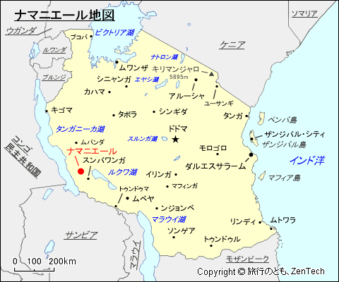 ナマニエール地図