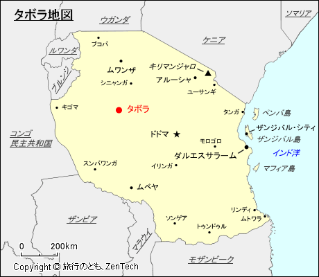 タボラ地図
