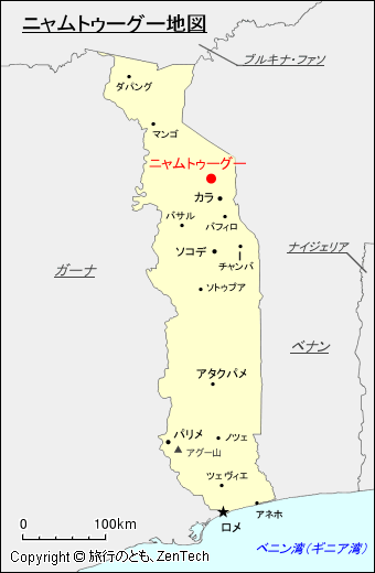 ニャムトゥーグー地図